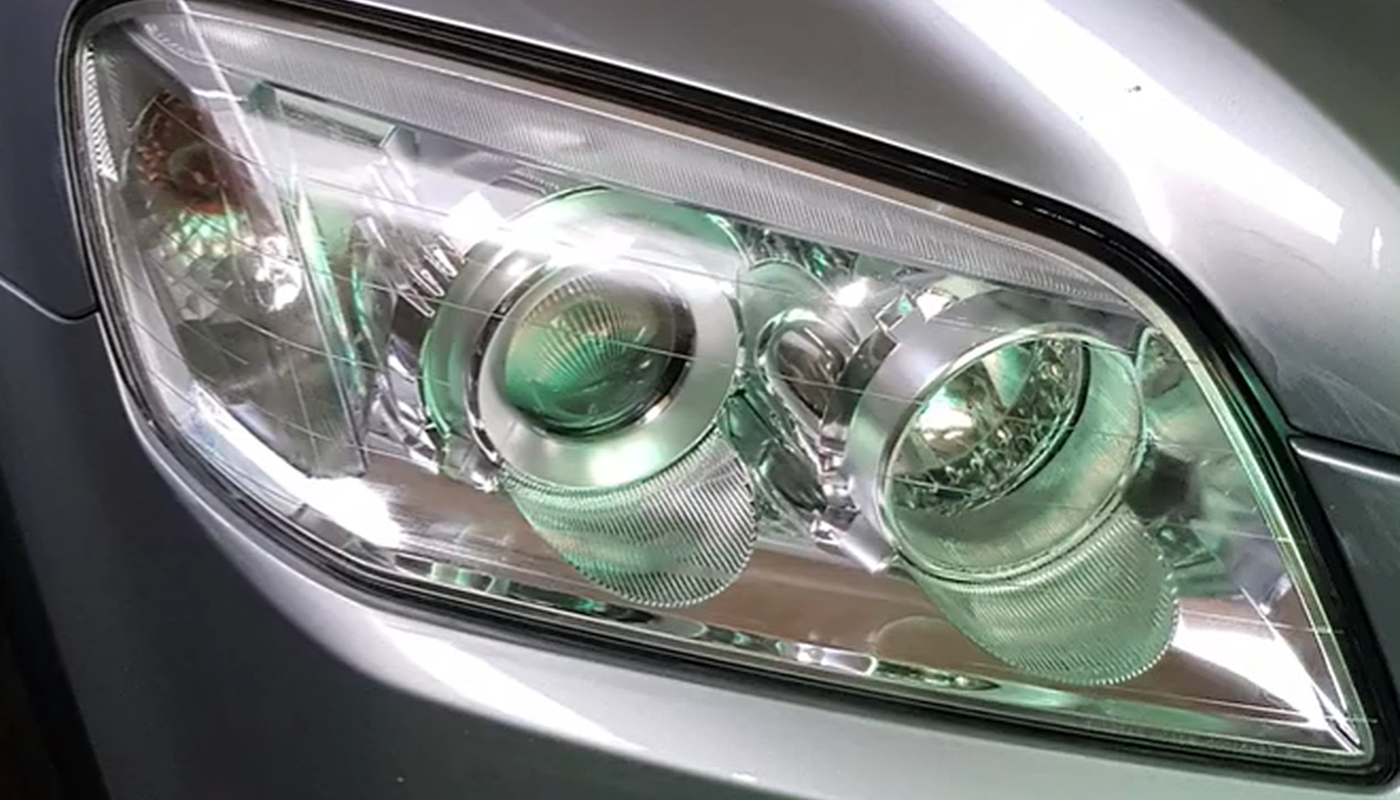 After headlight restoration for clearer safer looking headlights